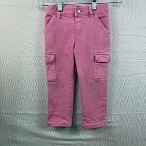 Pink Cargo Toddler Girl Pants Sz 3T
